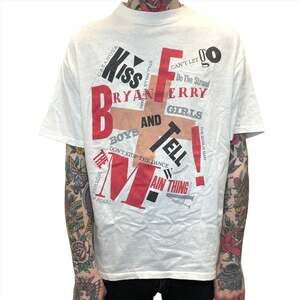 1988 Bryan Ferry's Greatest Hits Vintage Made In USA Single-Stitch Double-Sided